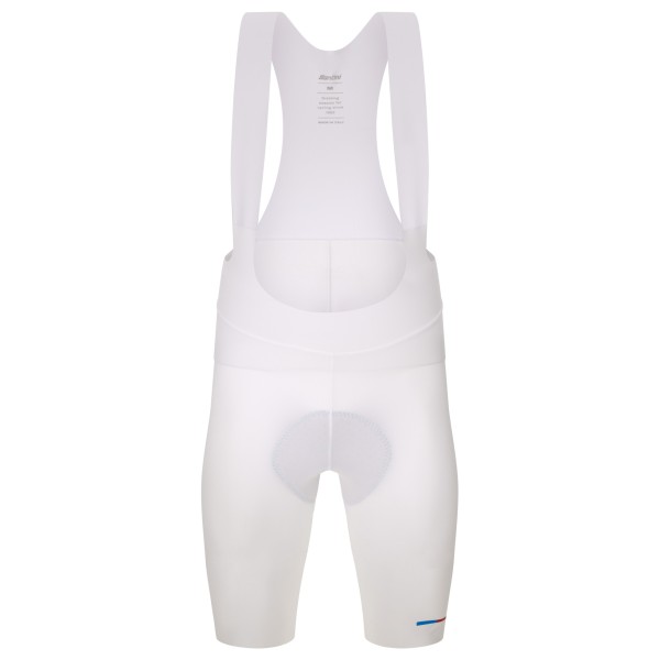 Santini - UCI World Champion Bib Shorts Mondo - Radhose Gr M weiß von Santini