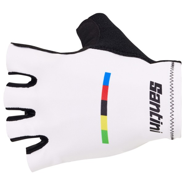 Santini - UCI World Champion Gloves - Handschuhe Gr S weiß von Santini