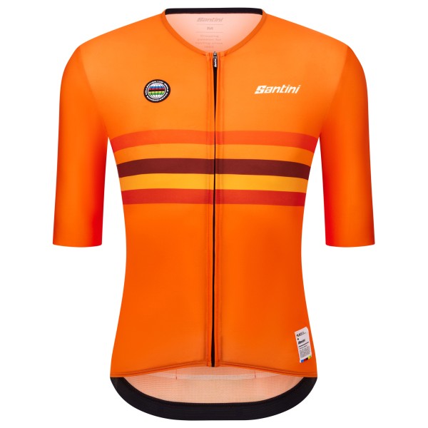 Santini - UCI World Champion Jersey - Radtrikot Gr L orange von Santini