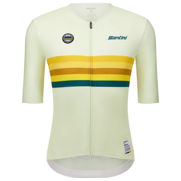 Santini - UCI World Champion Jersey - Radtrikot Gr XL beige von Santini