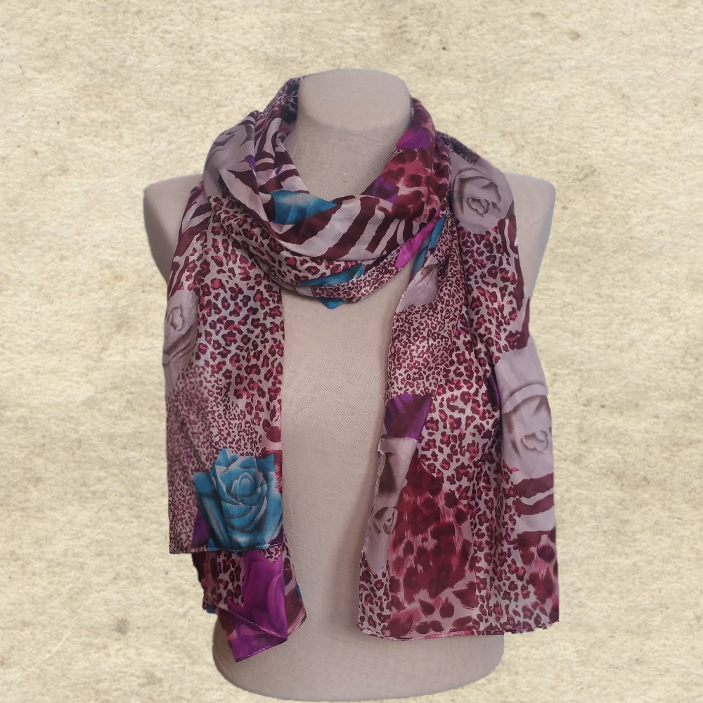 Leopardenmuster-Schal Leichtes Mode-Accessoire Mit Tiermuster von SantiniStudio
