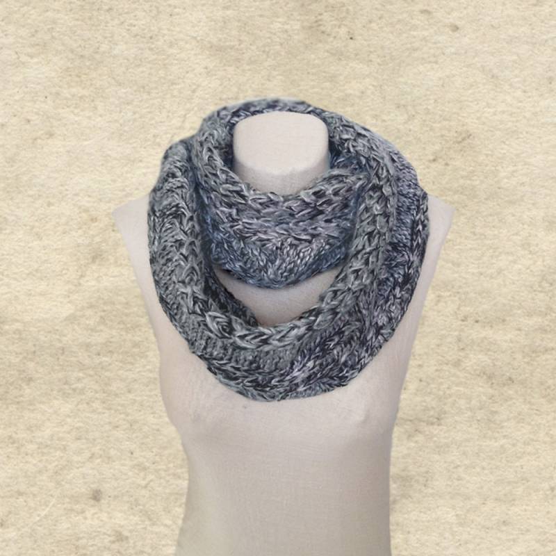 Unendlich Weicher Schal Damen Acryl Winter Schlauchschal von SantiniStudio