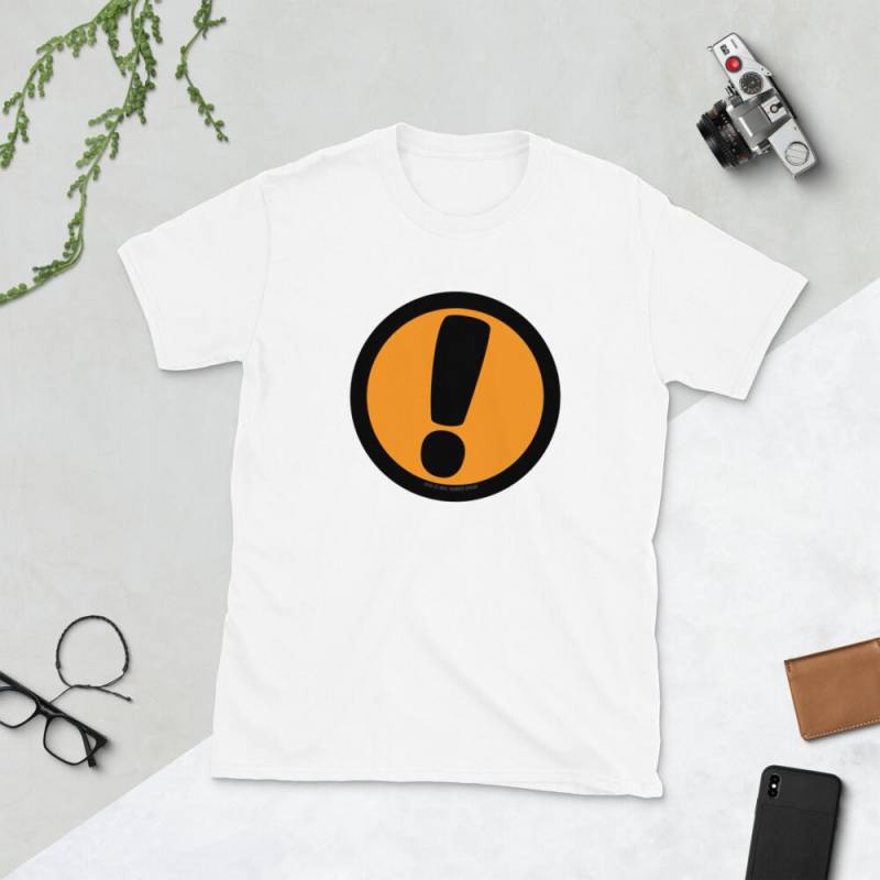 Ausrufezeichen Shirt Vorsicht Warnung Grammatik Polizei Interpunktion Abrasiv Laut Persönlichkeit Unverschämt Mutig Durchsetzungsfähig Vertrauen von SantinoDesignStudio