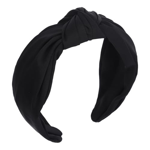 Santoddle Schwarzes Knoten-Stirnband für Damen, geknotete Stirnbänder, rutschfest, breit, modisches Haarband, Knoten-Stirnband für Damen Santoddle Schwarzes Knoten-Stirnband für Damen, geknotete Stirnbänder, rutschfest, breit, modisches Haarband, Knoten-Stirnband für Damen von Santoddle