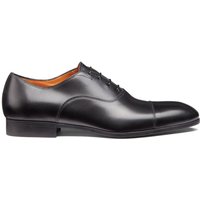 Santoni Schnürschuhe in Oxford-Form aus Glattleder und Flex-Sohle von Santoni