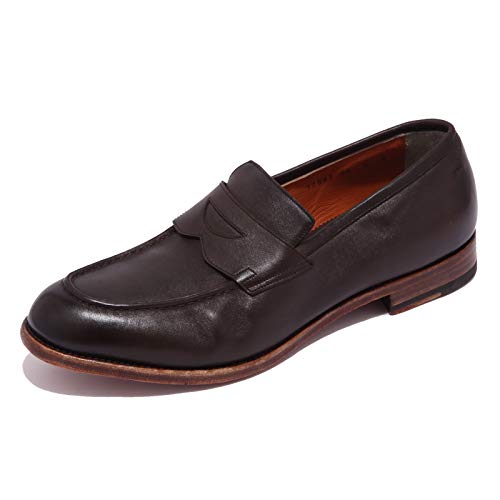 Santoni 5294AB Mocassino Uomo Vintage Effect Brown Shoe Men [7] von Santoni