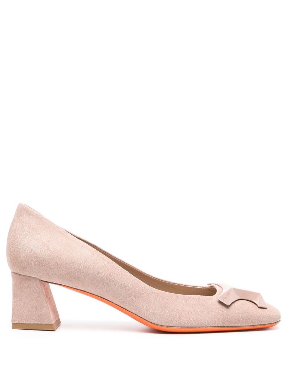 Santoni Pumps aus Wildleder 55mm - Rosa von Santoni