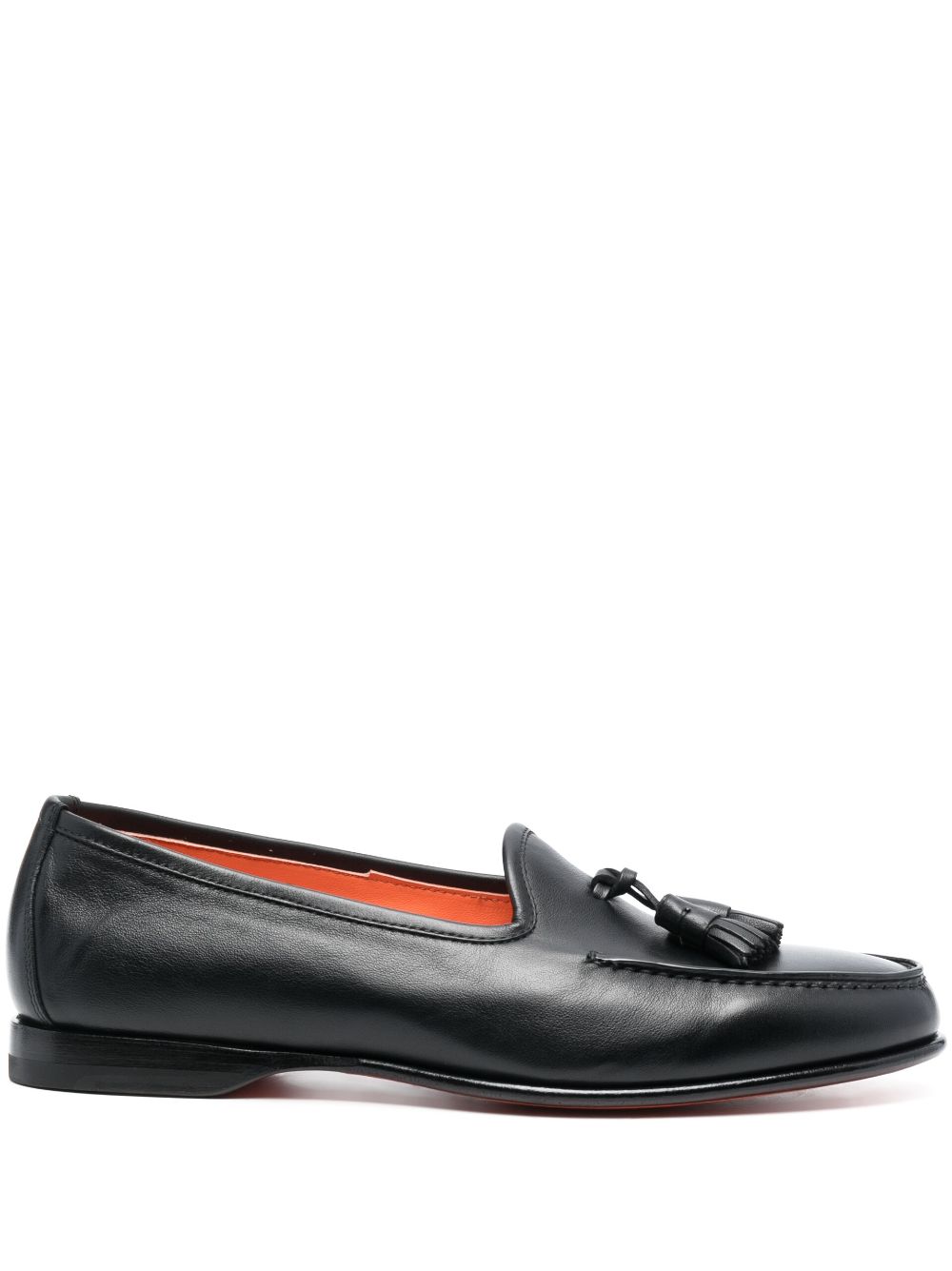 Santoni Andrea Loafer mit Quasten - Schwarz von Santoni