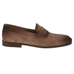 Santoni Braune Leder Slipper Für Herren von Santoni