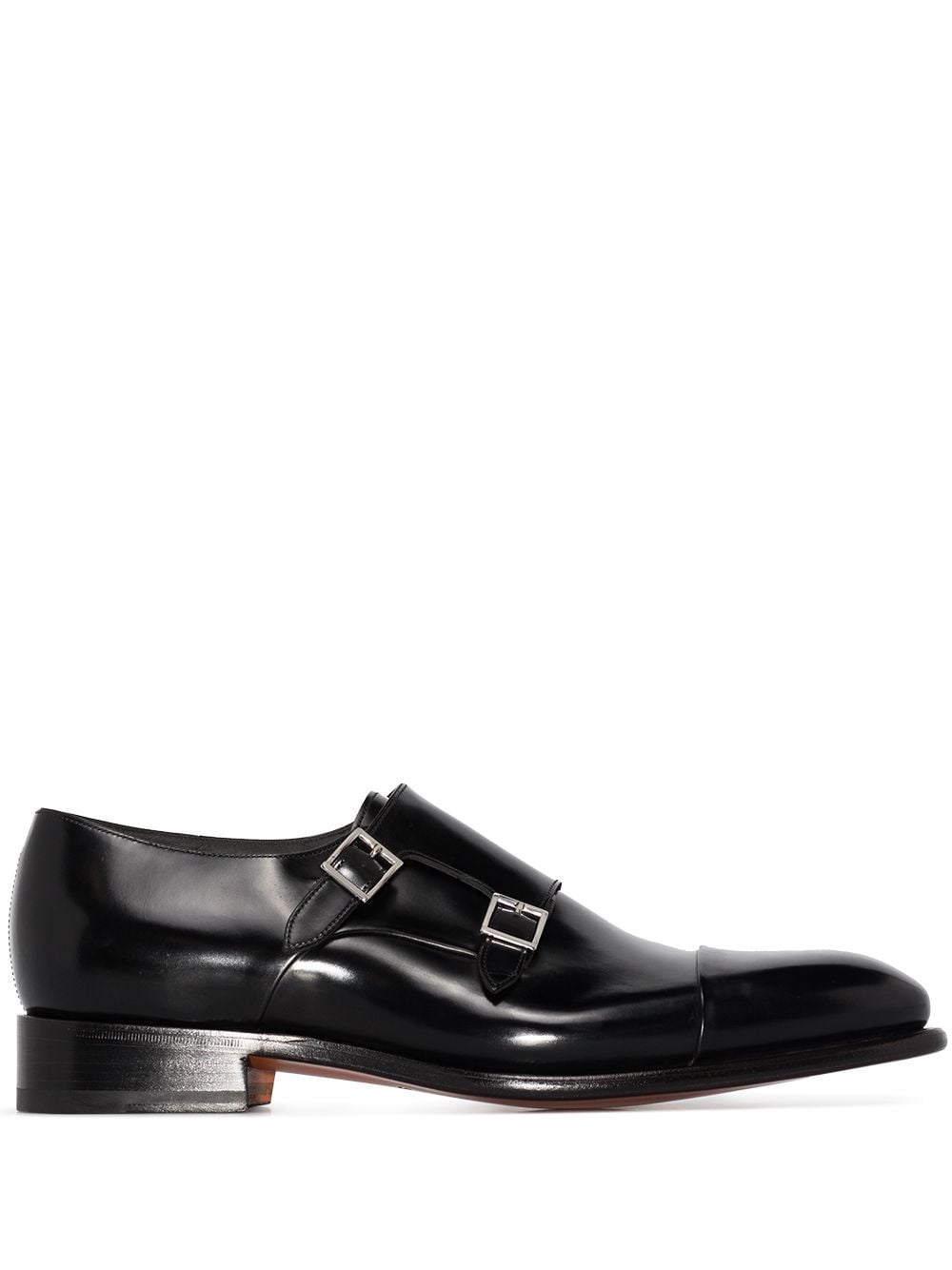 Santoni Carter Monk-Schuhe - Schwarz von Santoni