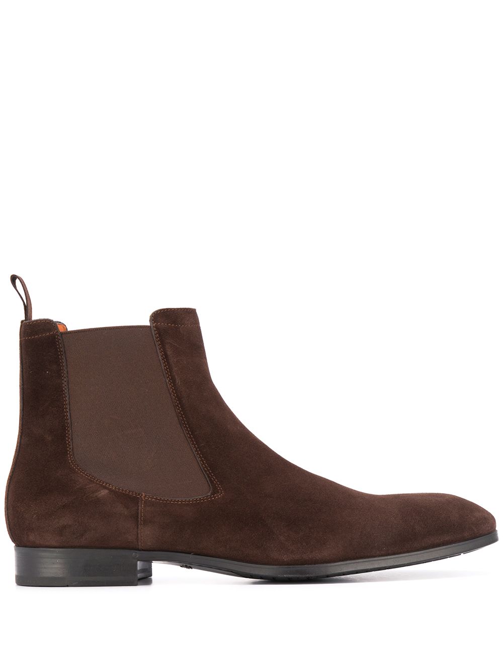 Santoni Chelsea-Boots mit niedrigem Absatz - Braun von Santoni