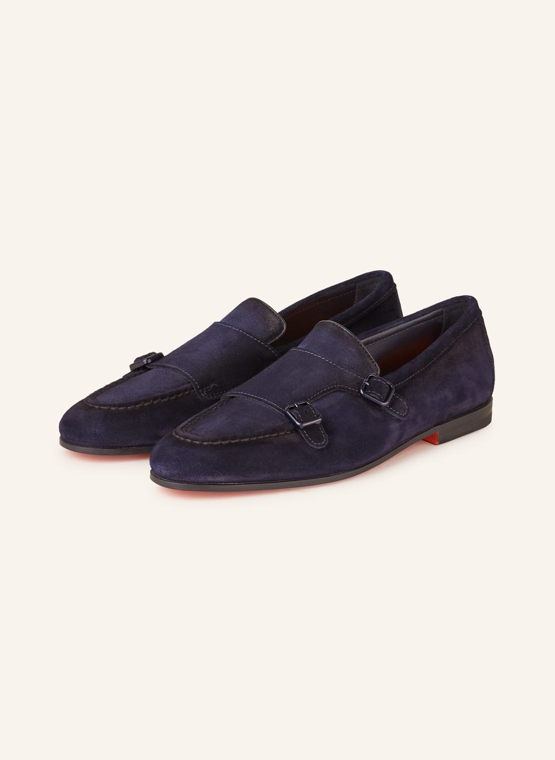 Santoni Double-Monks blau von Santoni