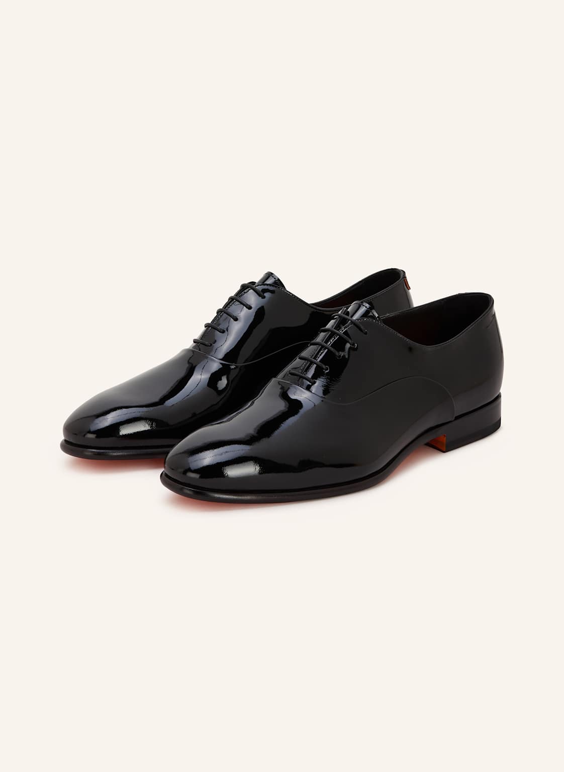 Santoni Lackschnürer Nova schwarz von Santoni