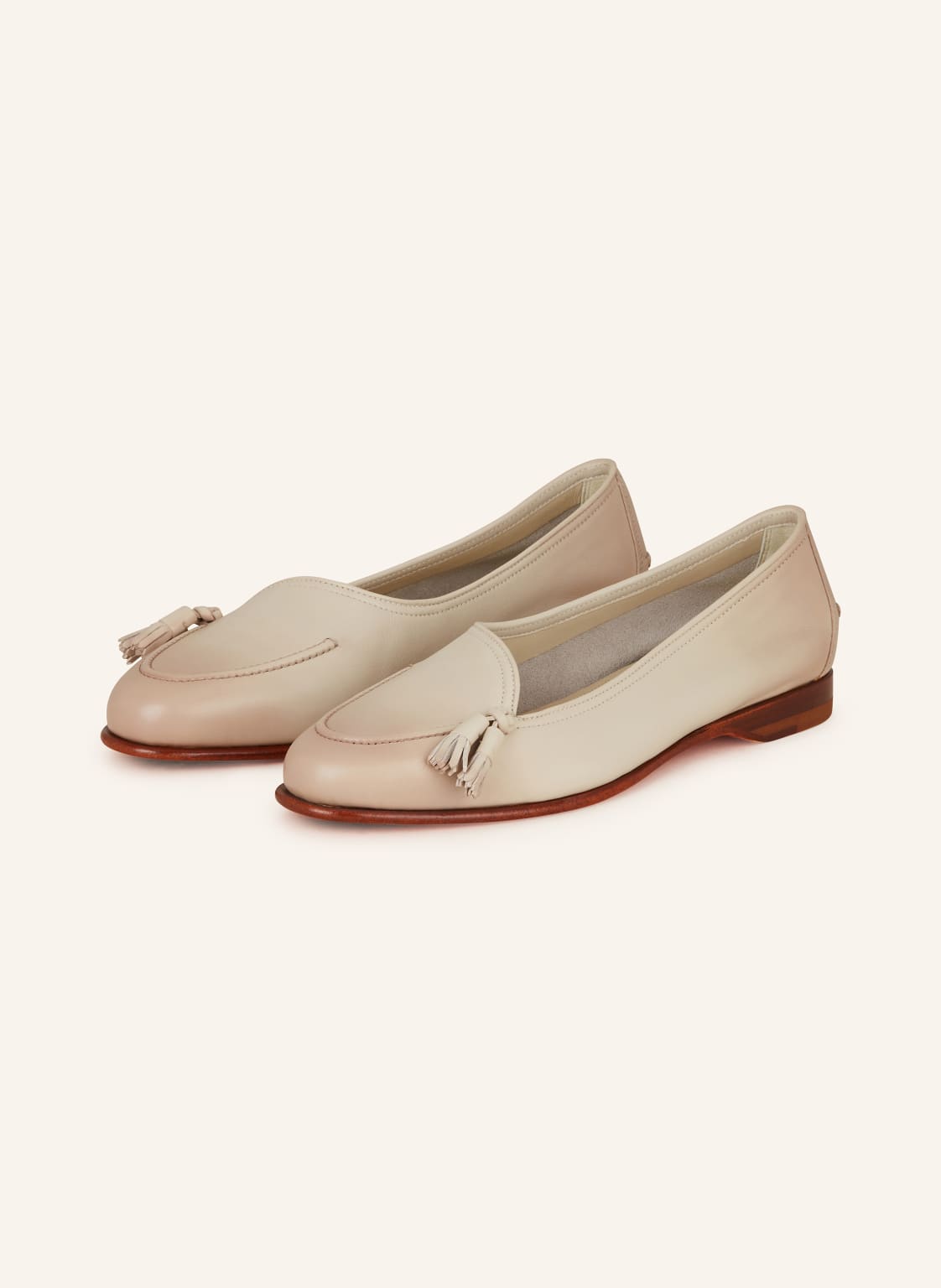 Santoni Loafer Andreaw beige von Santoni