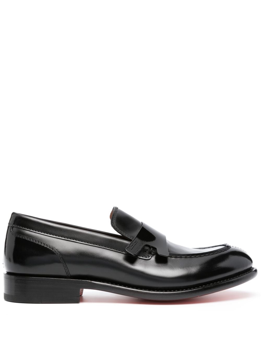 Santoni Moca Penny-Loafer - Schwarz von Santoni