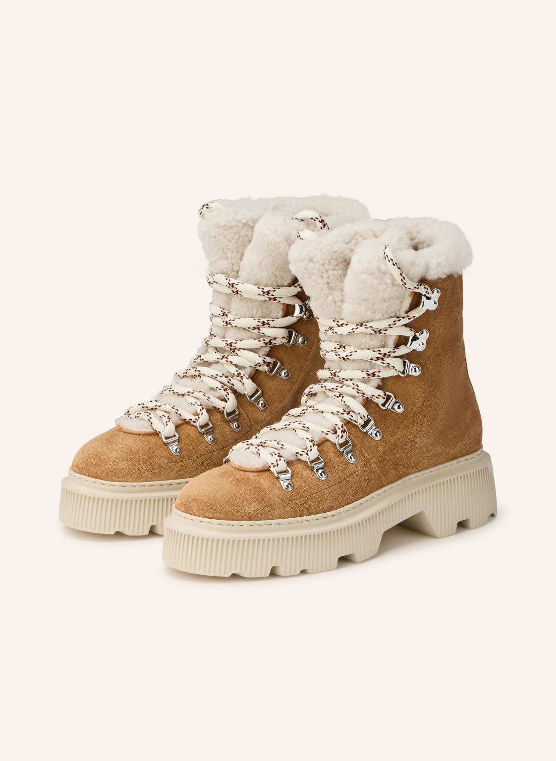 Santoni Schnürboots Polac braun von Santoni