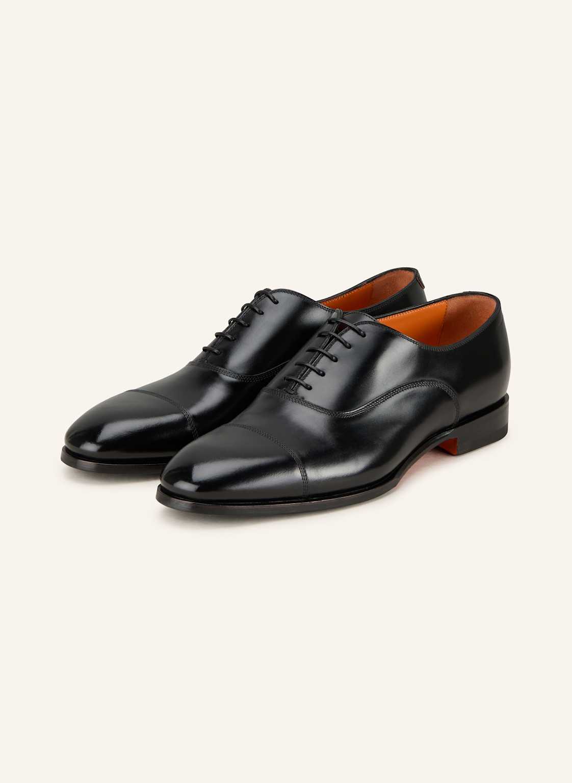 Santoni Schnürer Archie schwarz von Santoni