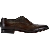 Santoni Schnürschuhe in Oxford-Form aus genarbtem Leder von Santoni