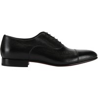 Santoni Schnürschuhe in Oxford-Form aus genarbtem Leder von Santoni