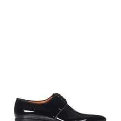 Santoni Schwarze Herren Schnürschuhe von Santoni