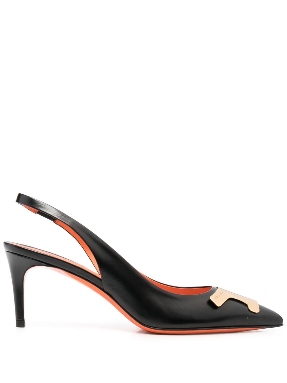 Santoni Sibille Pumps 80mm - Schwarz von Santoni