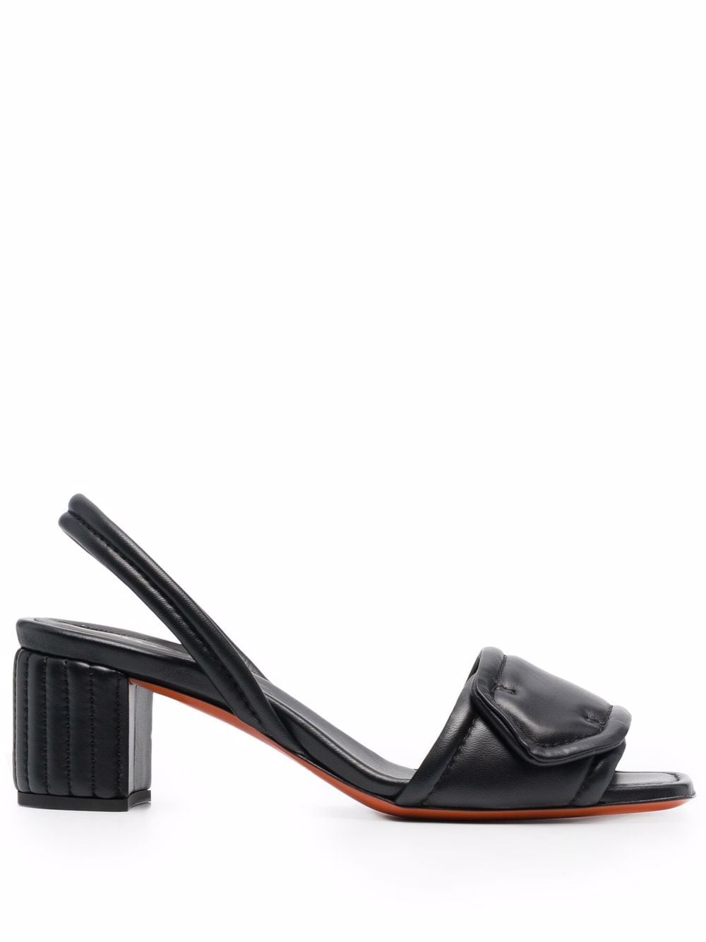 Santoni Slingback-Sandalen - Schwarz von Santoni