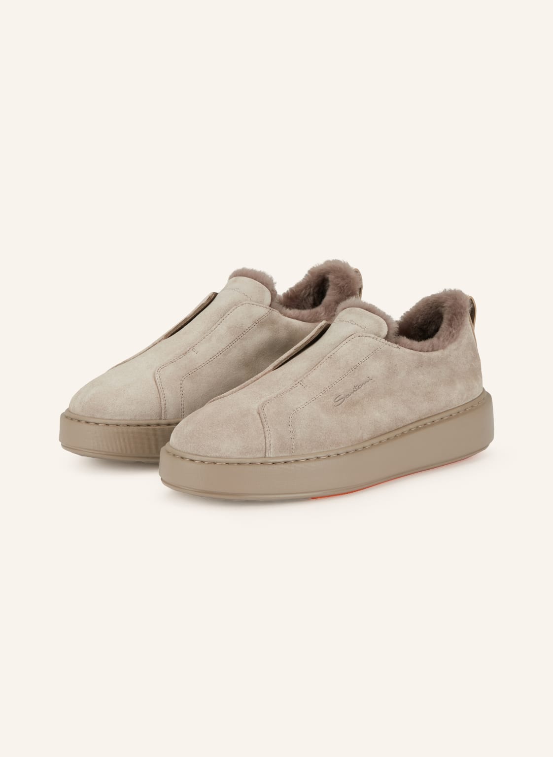 Santoni Slip-On-Sneaker Victory braun von Santoni