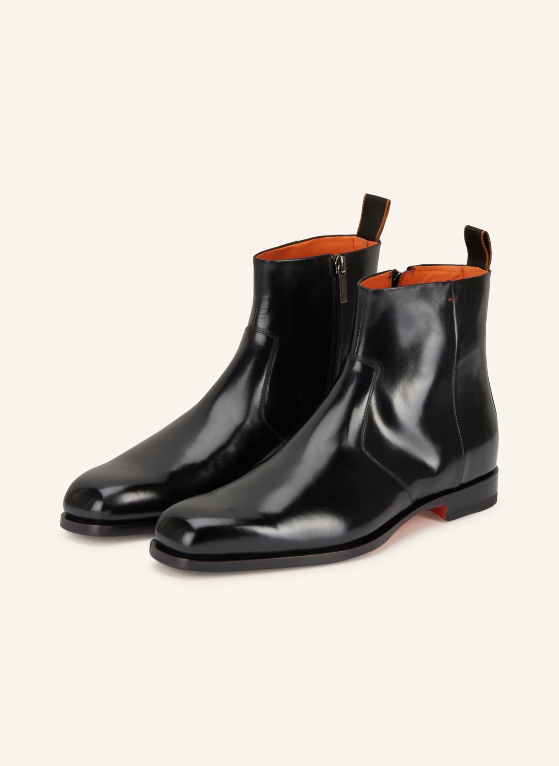 Santoni Stiefeletten Brando schwarz von Santoni