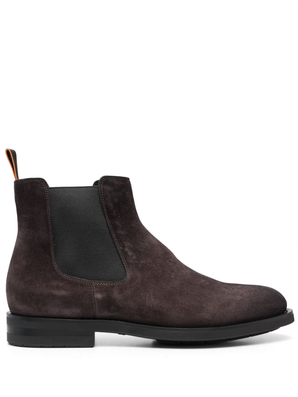 Santoni Wildlederstiefel mit runder Kappe - Braun Santoni Wildlederstiefel mit runder Kappe - Braun von Santoni