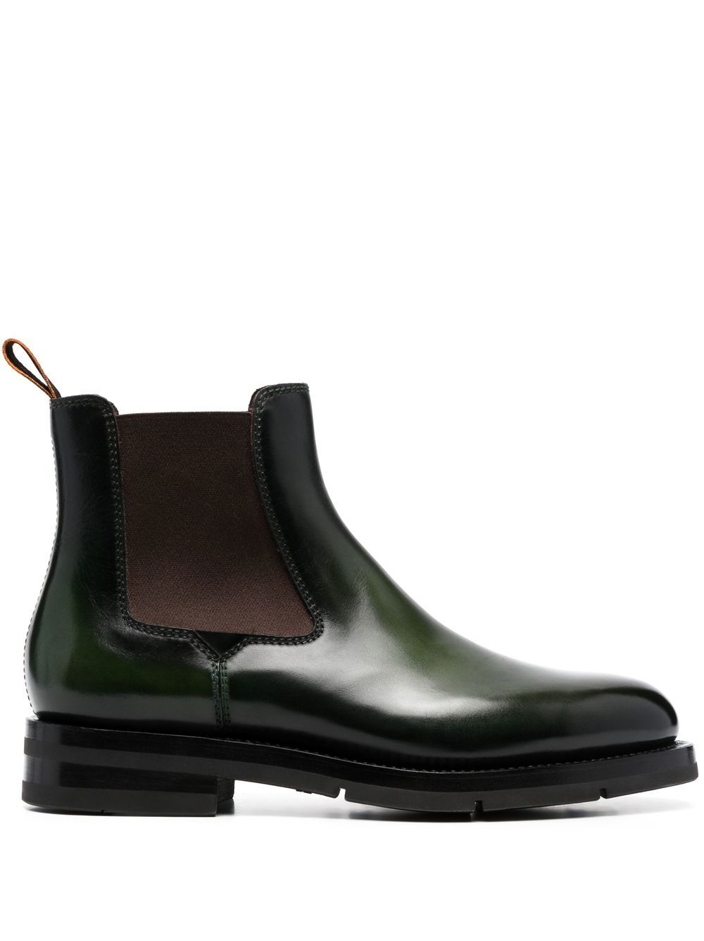 Santoni Klassische Chelsea-Boots - Grün von Santoni