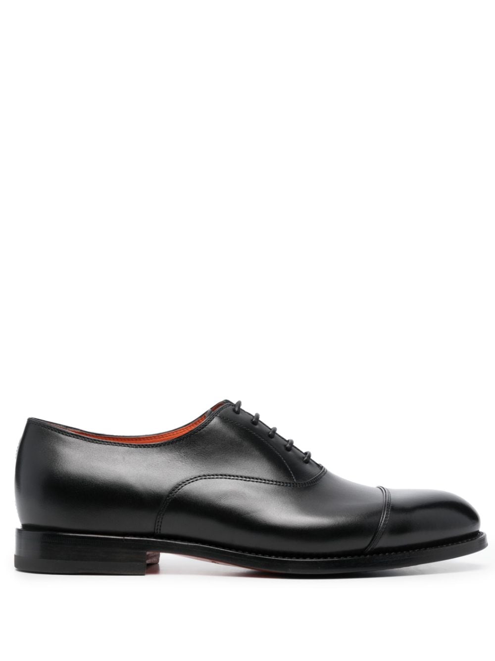 Santoni Oxford-Schuhe mit Glanzoptik - Schwarz von Santoni