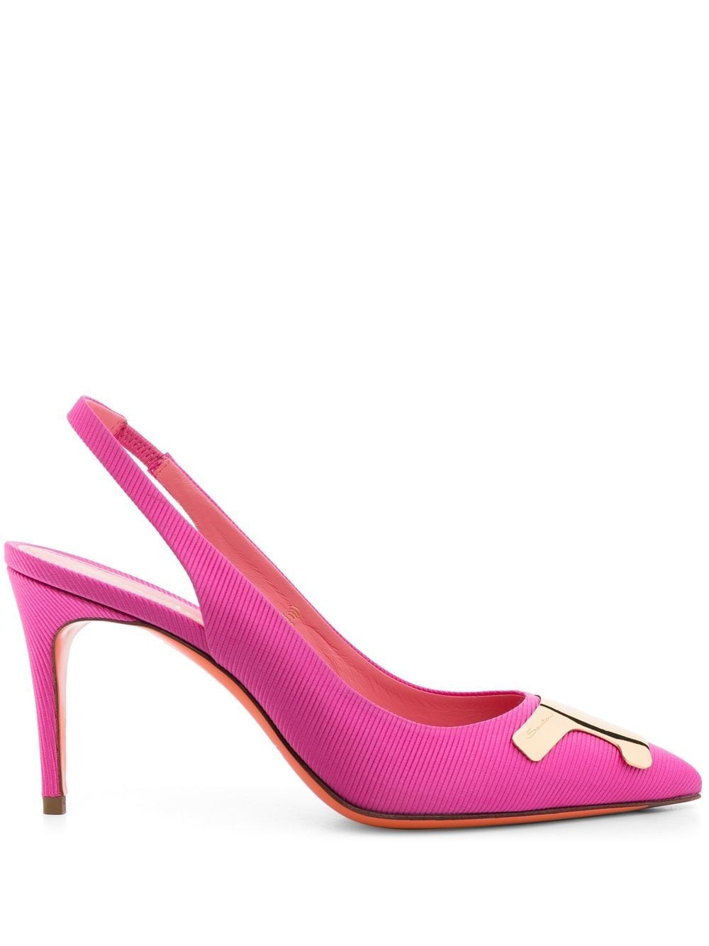 Santoni Pumps mit Finish 90mm - Rosa von Santoni