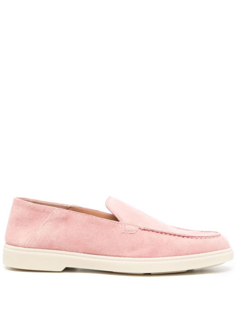 Santoni Loafer aus Wildleder - Rosa von Santoni