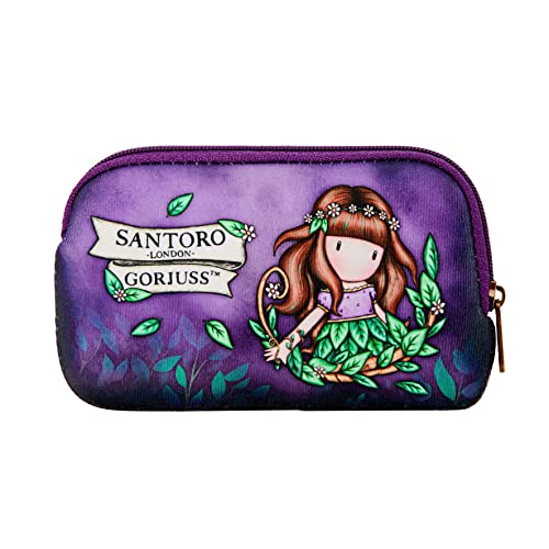 SANTORO Gorjuss Geldbörse aus Neopren – bis zu den Enden der Erde, multi von Santoro