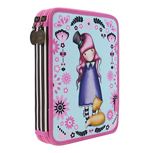 Santoro GorjussPlumier DobleUnisex-KinderMünzbörseTürkis (Turquesa)4x19x24 Centimeters (W x H x L) von Santoro