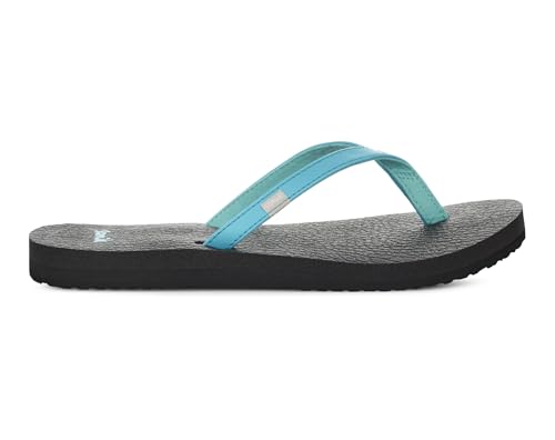 Sanuk, Yoga Spree 4 Flip-Flops für Damen, Yoga-Sandalen, Strandsandalen mit Memory Foam-Fußbett, Blau - Scuba Blue, 38.5 EU Sanuk, Yoga Spree 4 Flip-Flops für Damen, Yoga-Sandalen, Strandsandalen mit Memory Foam-Fußbett, Blau - Scuba Blue, 38.5 EU von Sanuk
