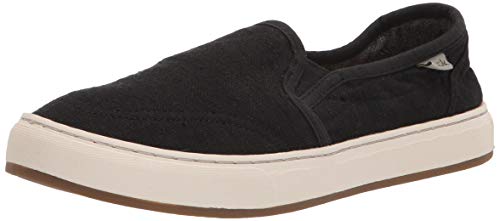 Sanuk Damen Avery Hanf Slipper, Schwarz-Washed Black, 38 EU von Sanuk