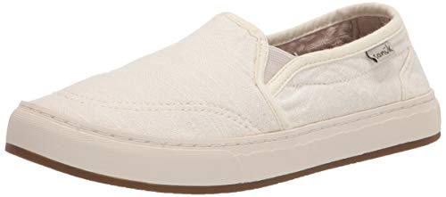 Sanuk Damen Avery Hanf Slipper, Weiß-Washed White, 40 EU von Sanuk