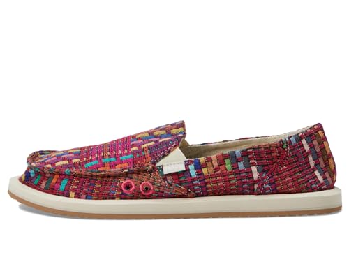 Sanuk Damen Donna Decke Slipper, Pink Multi, 39 EU von Sanuk