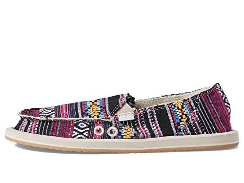 Sanuk Damen Donna Geo Slipper, Schwarz Multi, 37 EU von Sanuk