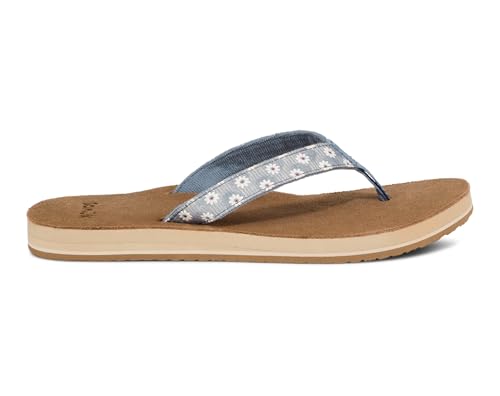Sanuk Happy Placer Daisy - Women - FINAL SALE Sandals, Weißer Gänseblümchen, 40 EU von Sanuk