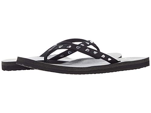 Sanuk Damen Yoga Joy Bling Flip Flop, schwarz, 37 EU von Sanuk