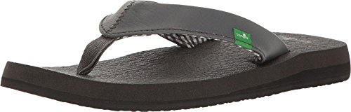 Sanuk Damen Yogamatte Flip Flop, Anthrazit, 40 EU von Sanuk