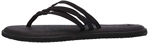 Sanuk Damen Yoga Salzig Flipflop, Schwarz 2, 39 EU von Sanuk