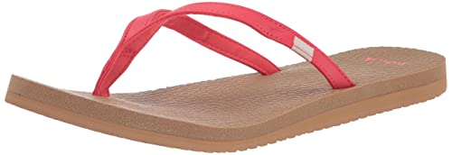 Sanuk Damen Yoga Spree 4 Flipflop, Bittersweet Red, 41 EU von Sanuk