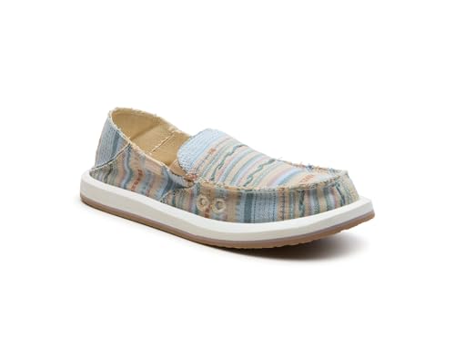 Sanuk Donna Blanket Damen-Loafers, Perlblau, Größe 38 Sanuk Donna Blanket Damen-Loafers, Perlblau, Größe 38 von Sanuk