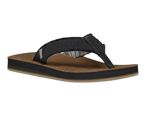 Sanuk Fraid Not Soft Top Black 14 D (M) von Sanuk