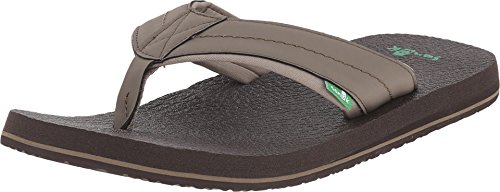 Sanuk Herren Beer Cozy 2 Flipflop, Brindle, 41 EU von Sanuk