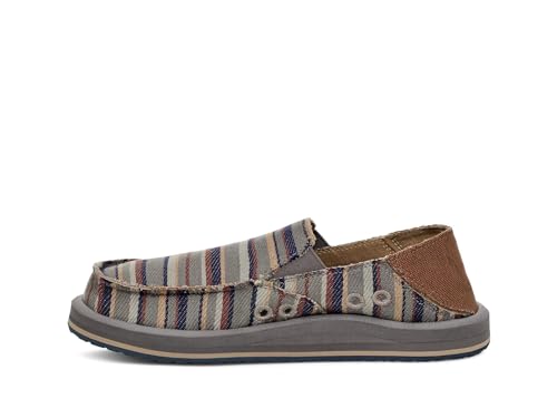 Sanuk Herren Donny Blanket Sneaker, Grau, Mehrfarbig, 41 EU von Sanuk