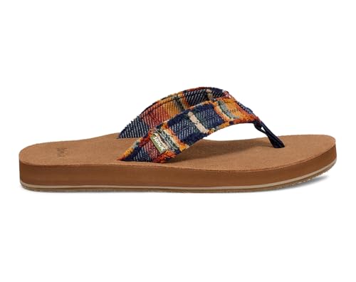 Sanuk Herren Fraid Not Blanket Flipflop, Mehrfarbig, 43 EU von Sanuk